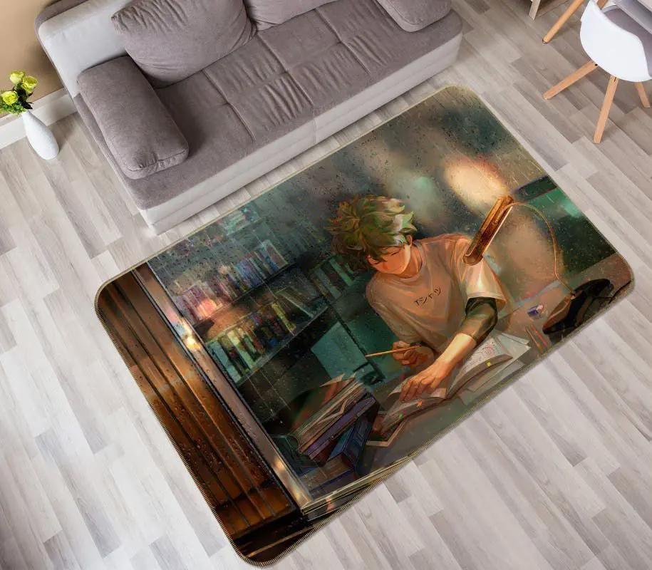 My hero academia anime 24 area rug living room and bed room rug rug regtangle carpet floor decor home decor Rectangle Rug