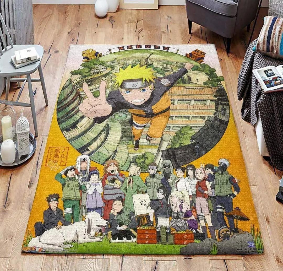 Naruto floor area rug anime home decor homebeautyus area rug living room carpet rug regtangle carpet floor decor home decor Rectangle Rug