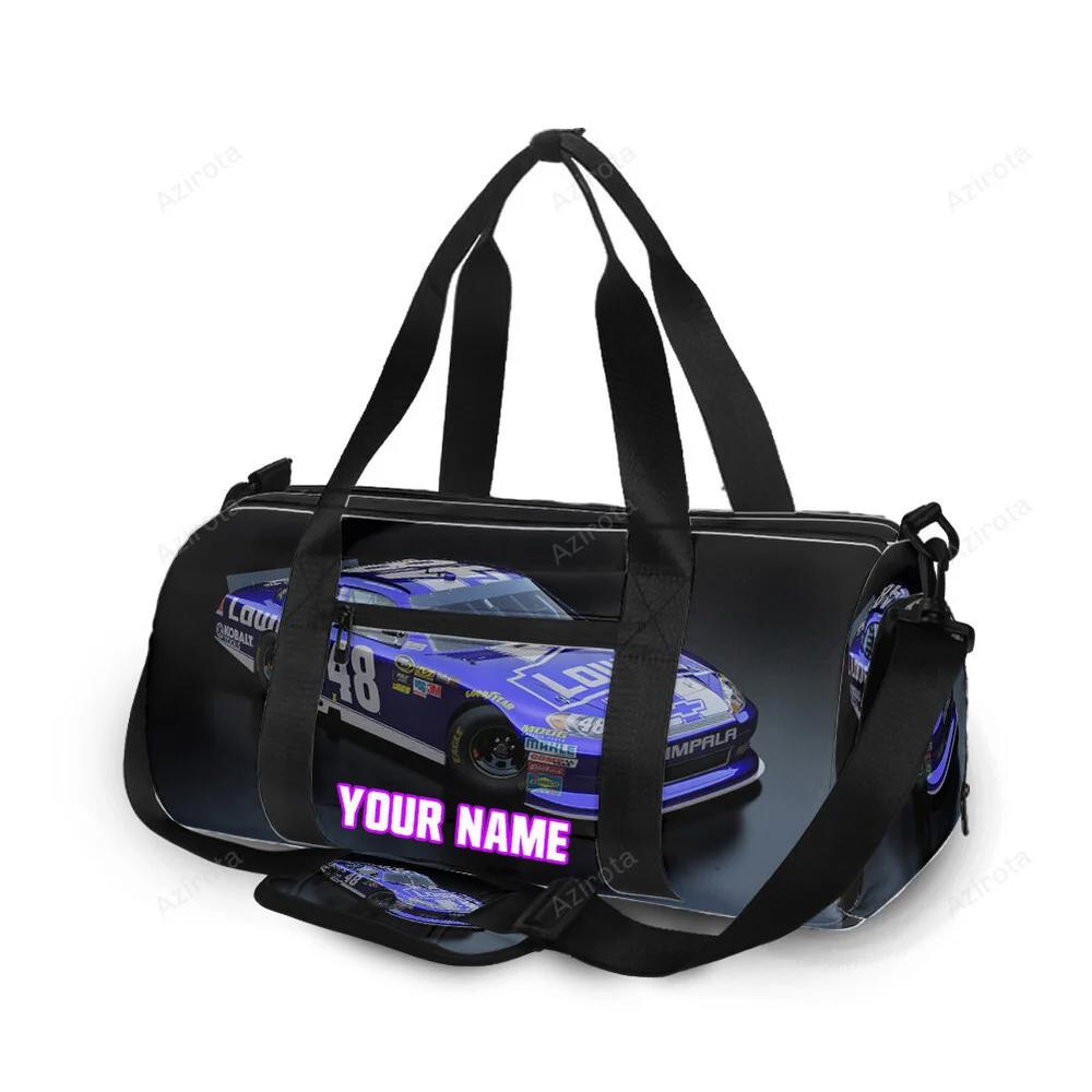 Nascar hendrick motorsports car18 personalized name travel bag gym bag 432 Travel Bag