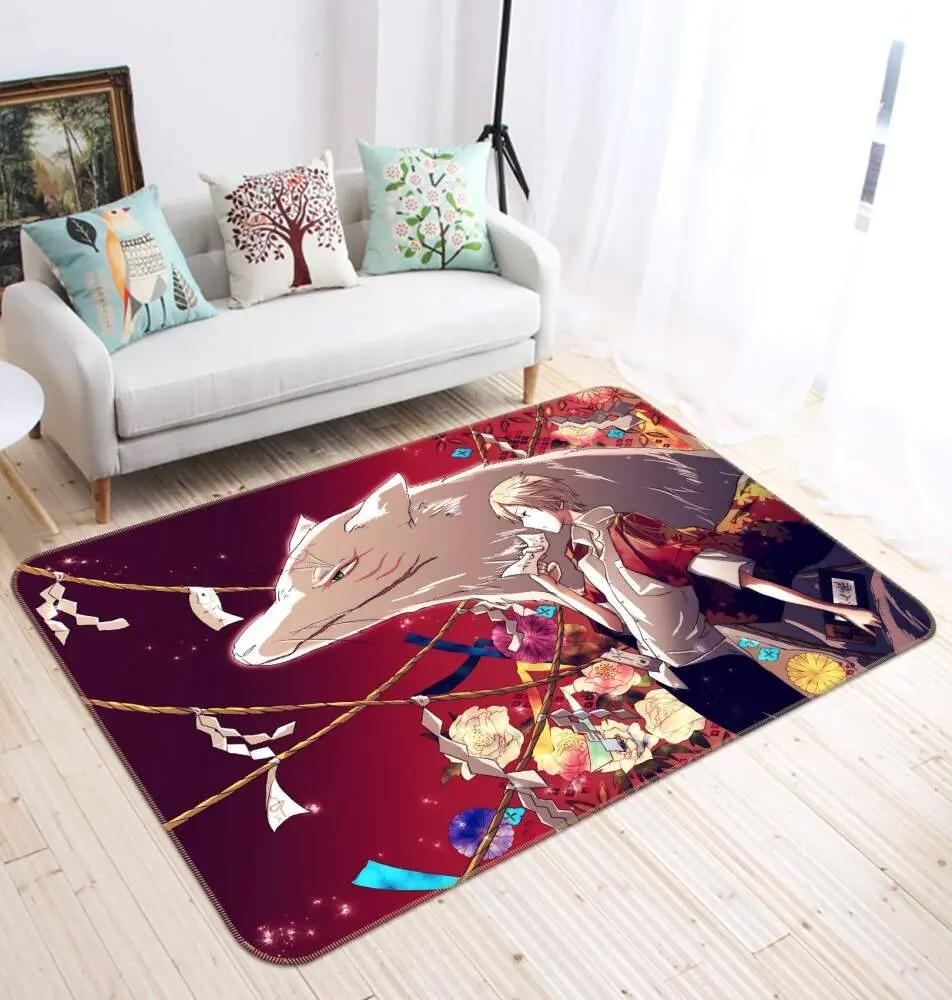 Natsume anime 8 area rug living room and bed room rug rug regtangle carpet floor decor home decor Rectangle Rug