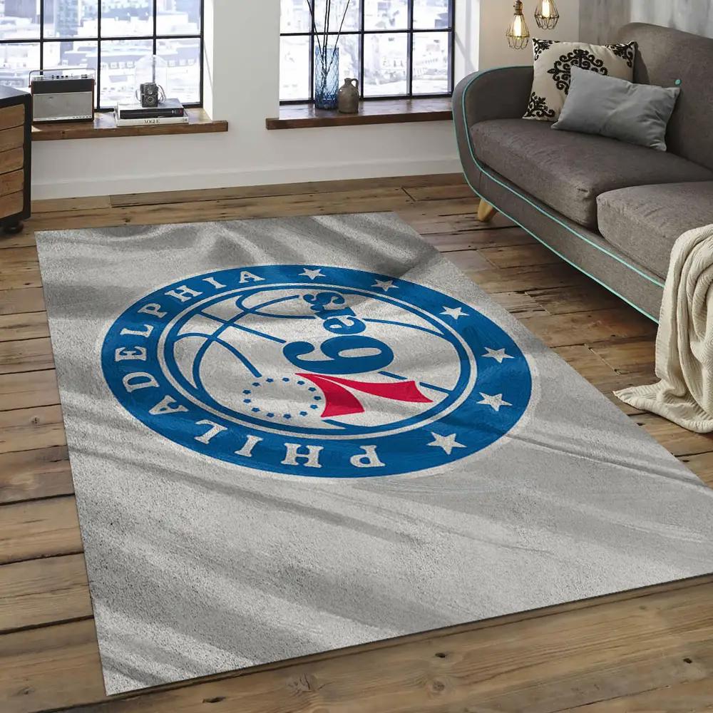 Nba charlotte hornets basketball legend team logo rectangle area ch51 Rectangle Rug