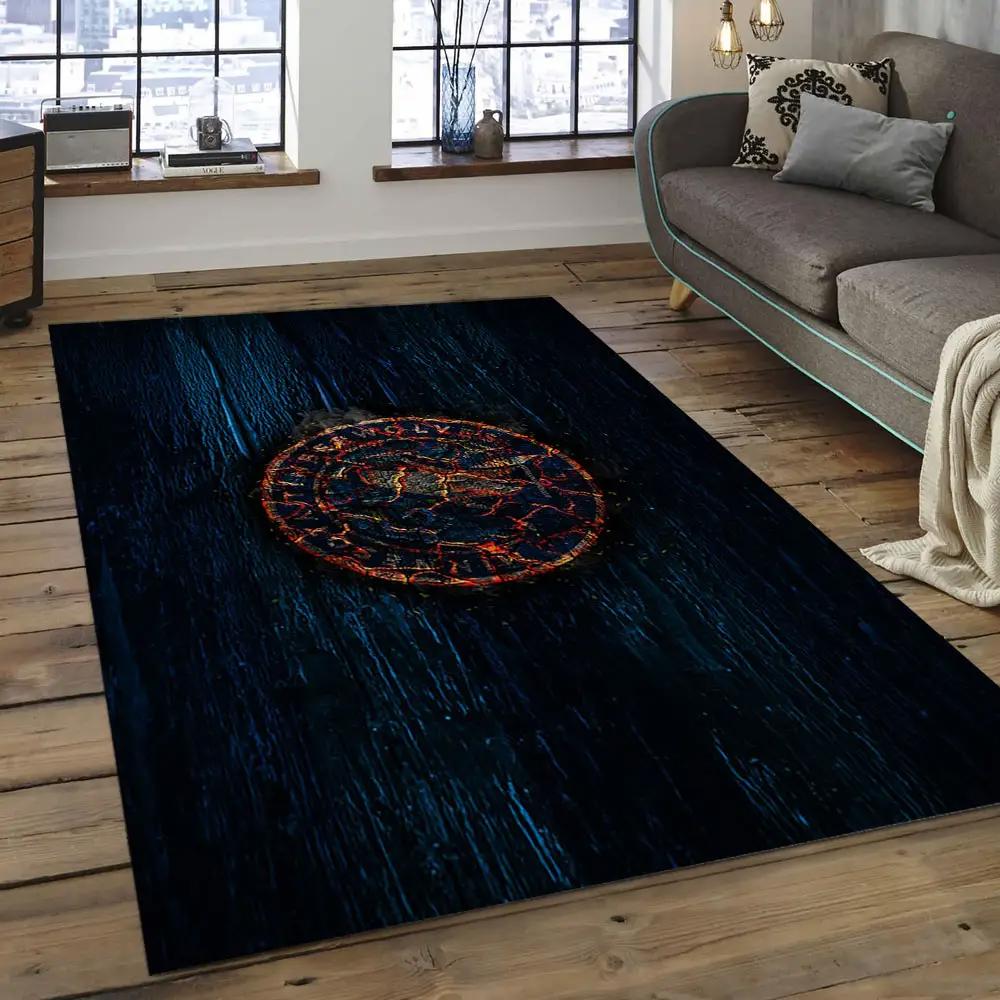 Nba minnesota timberwolves basketball legend team logo rectangle area mt24 Rectangle Rug
