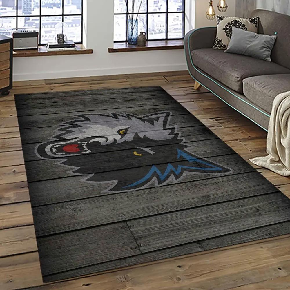 Nba minnesota timberwolves basketball team logo sport carpet area rug home decor best gift for friends mt70 Rectangle Rug