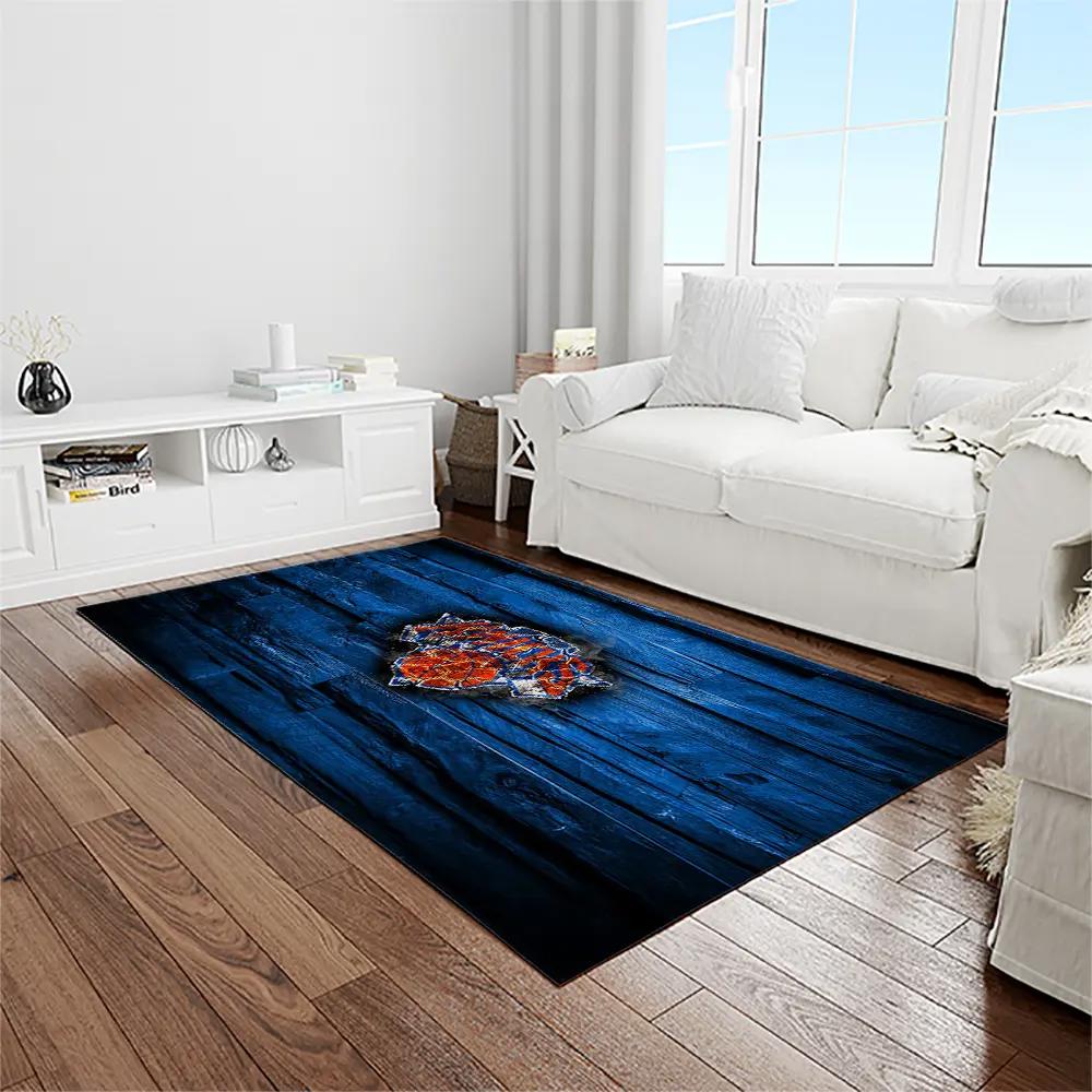 Nba new york knicks basketball team logo rectangle area rug nyk22 Rectangle Rug