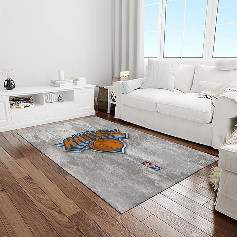 Nba new york knicks basketball team logo rectangle area rug nyk31 Rectangle Rug