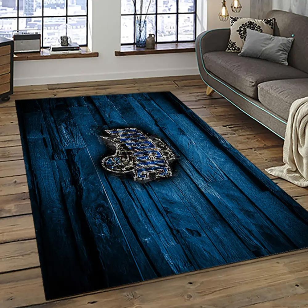 Nba orlando magic basketball team logo sport carpet rectangle area rug for living room olm8 Rectangle Rug