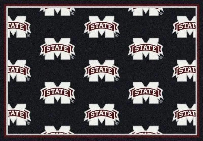 Ncaa mississippi state bulldogs team logo carpet rug living room 1912244 3 Rectangle Rug