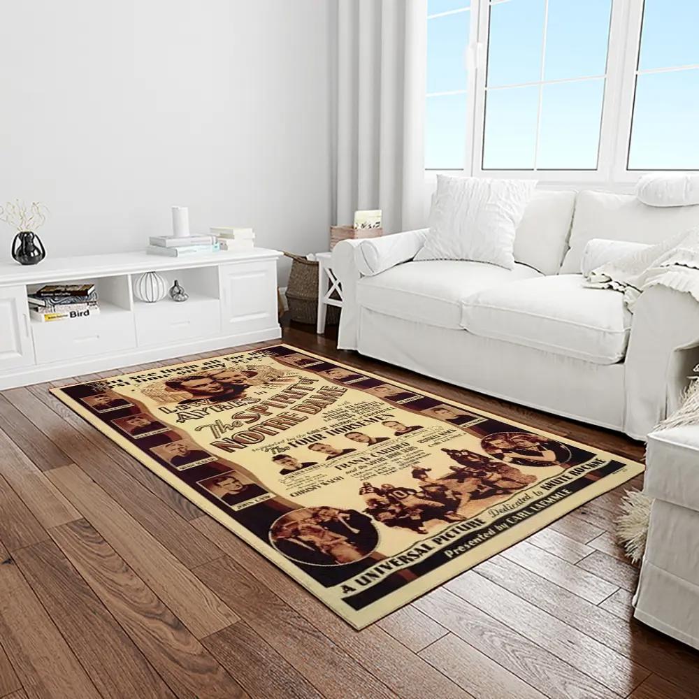 Ncaa notre dame fighting sport basketball and foolball team logo rectangle area rug ndf55 Rectangle Rug