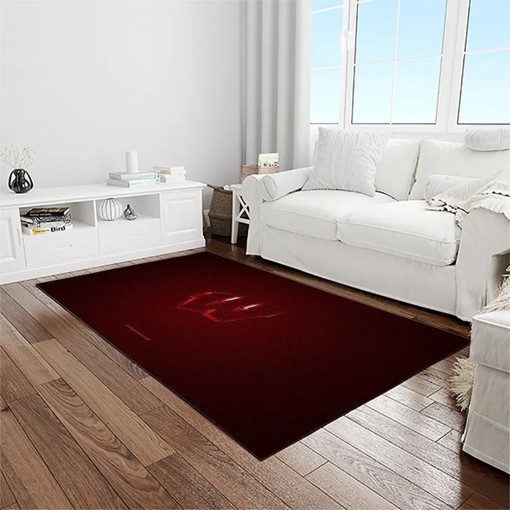 Ncaa wisconsin badgers college sport basketball and foolball team logo rectangle area rug wb21 Rectangle Rug