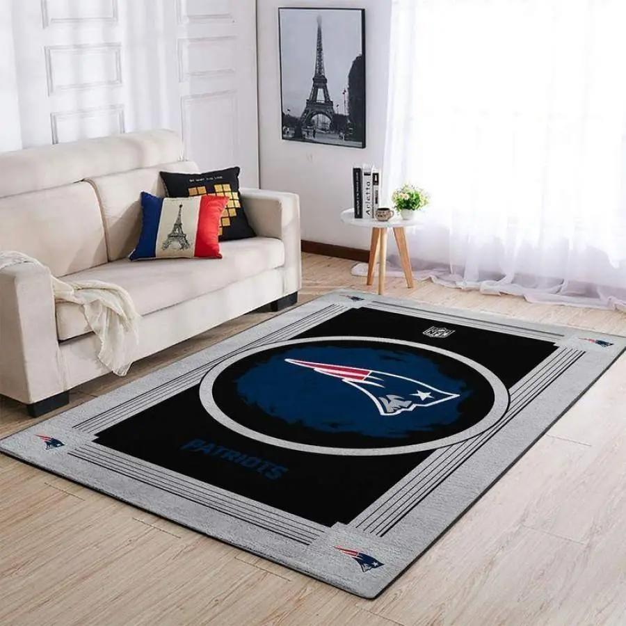 New england patriots area rug living room rug home decor nfl team logo 2002173 Rectangle Rug