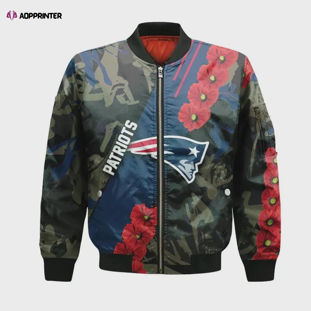 New england patriots bomber jacket 3d printed sport style keep go on Bomber Jacket
