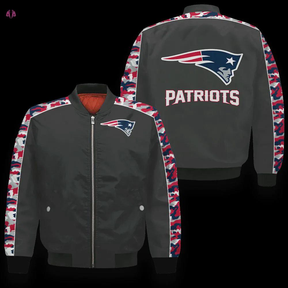 New england patriots nfl 2023 starter thursday night gridiron unisex bomber jacket v7 Bomber Jacket