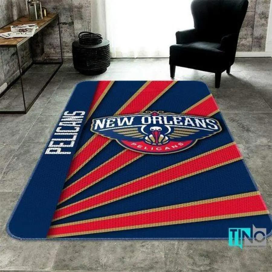 New orleans pelicans nba area rug living room rug home decor carpet 2002203 Rectangle Rug