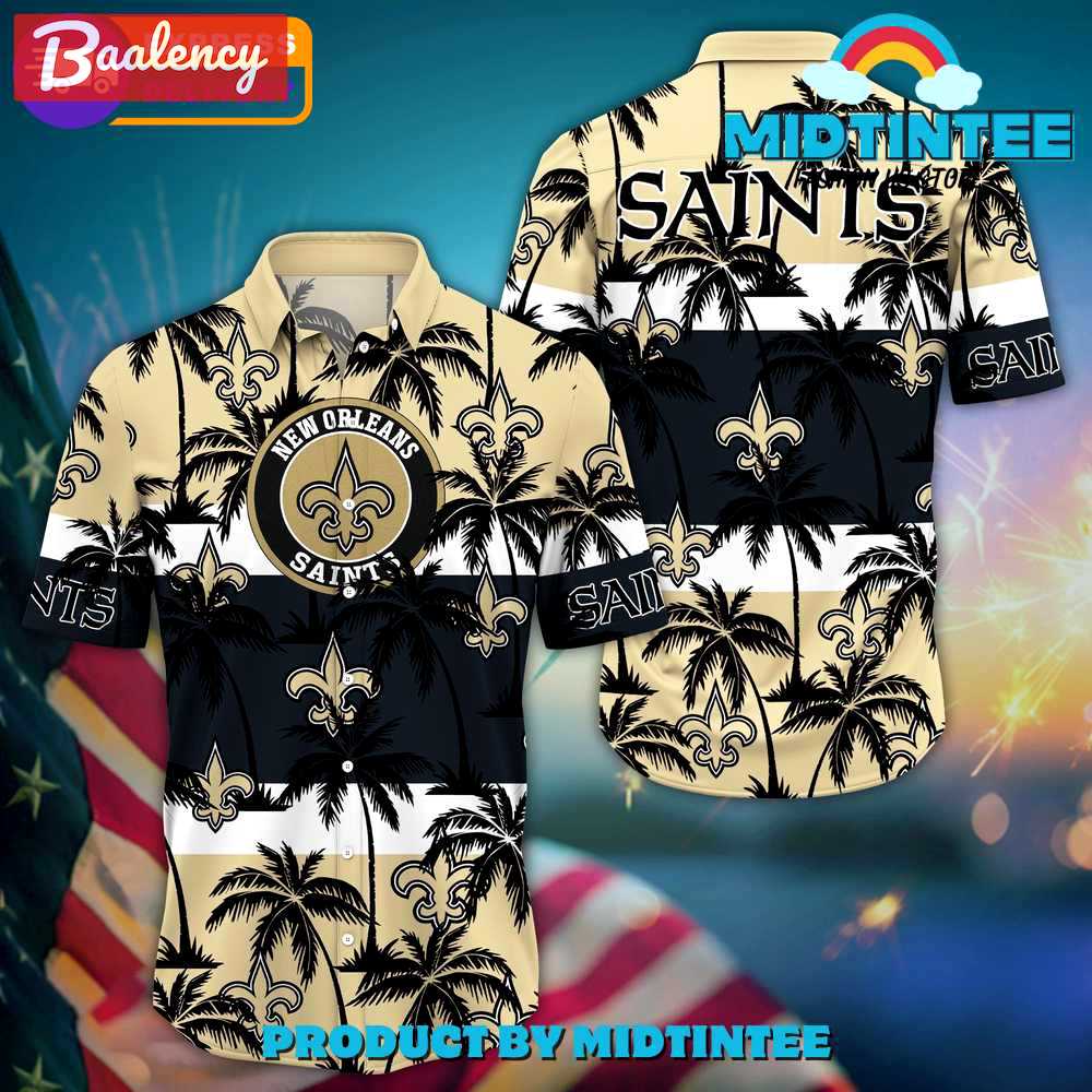 New orleans saints trending summer hawaiian shirt Hawaii Shirt Shorts & Flip Flops