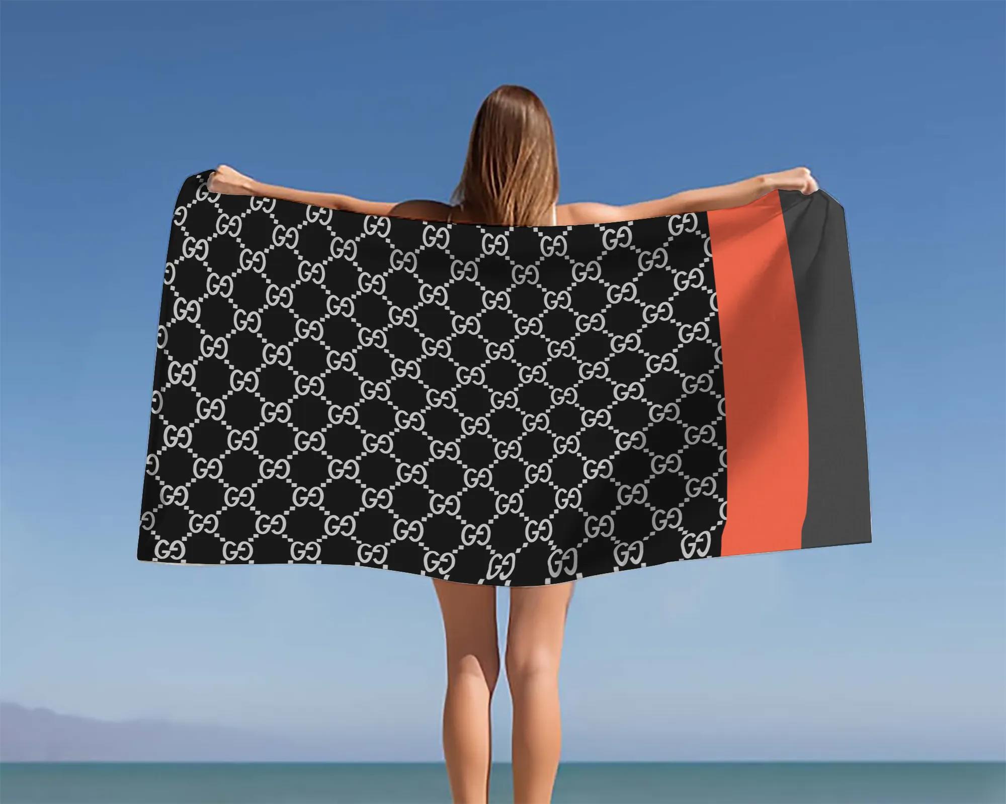 [new] premium gucci beach towel - summer 2025-2026 mrs-ryuj-gc137924