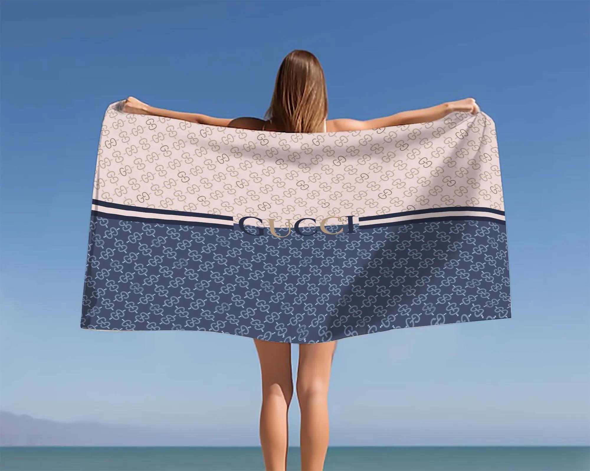 [new] premium gucci beach towel - summer 2025-2026 mrs-ryuj-gc137926