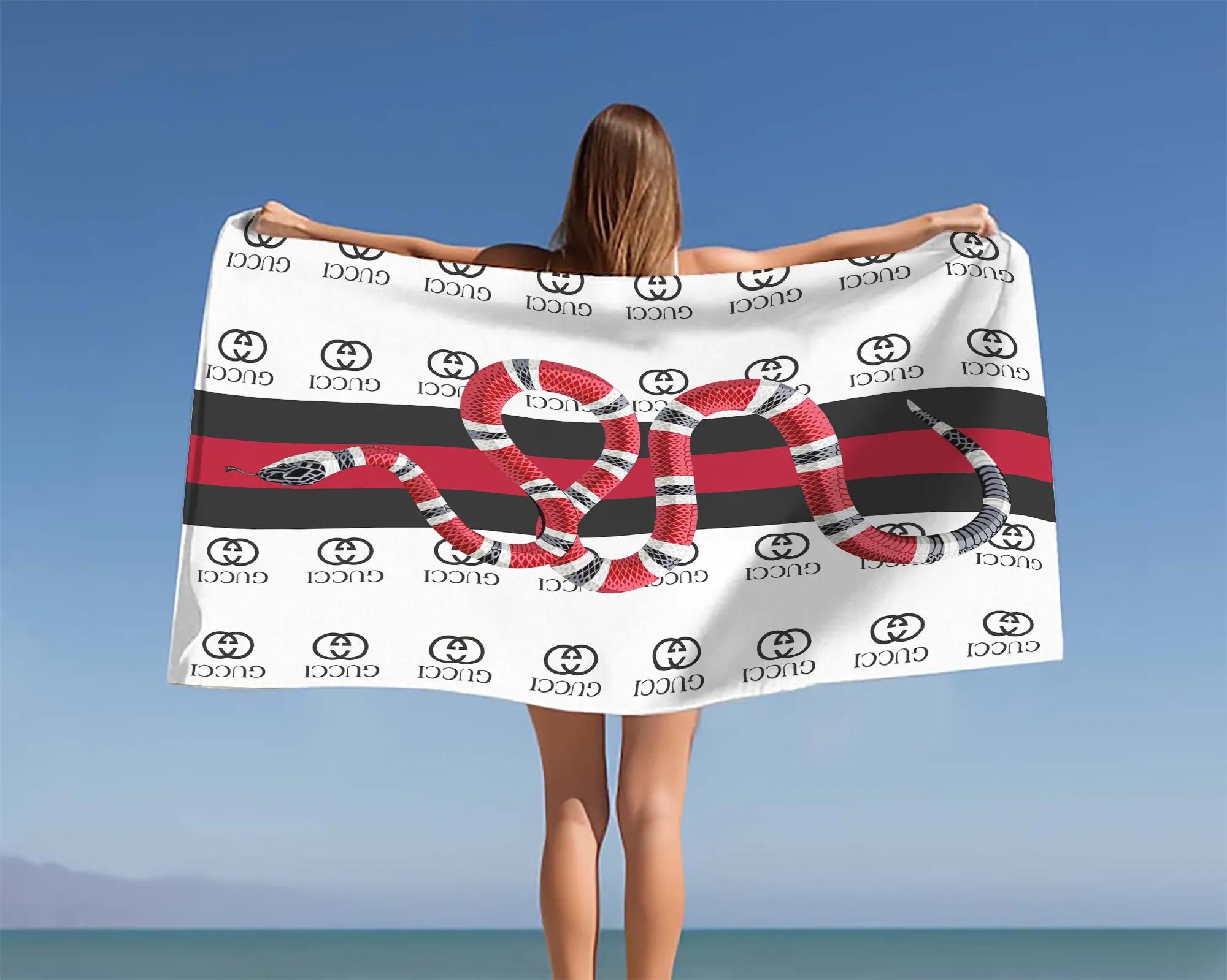 [new] premium gucci beach towel - summer 2025-2026 mrs-ryuj-gc137927