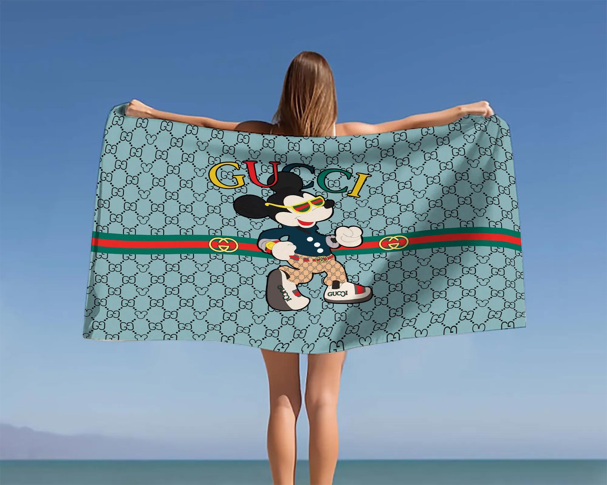 [new] premium gucci beach towel - summer 2025-2026 mrs-ryuj-gc137931