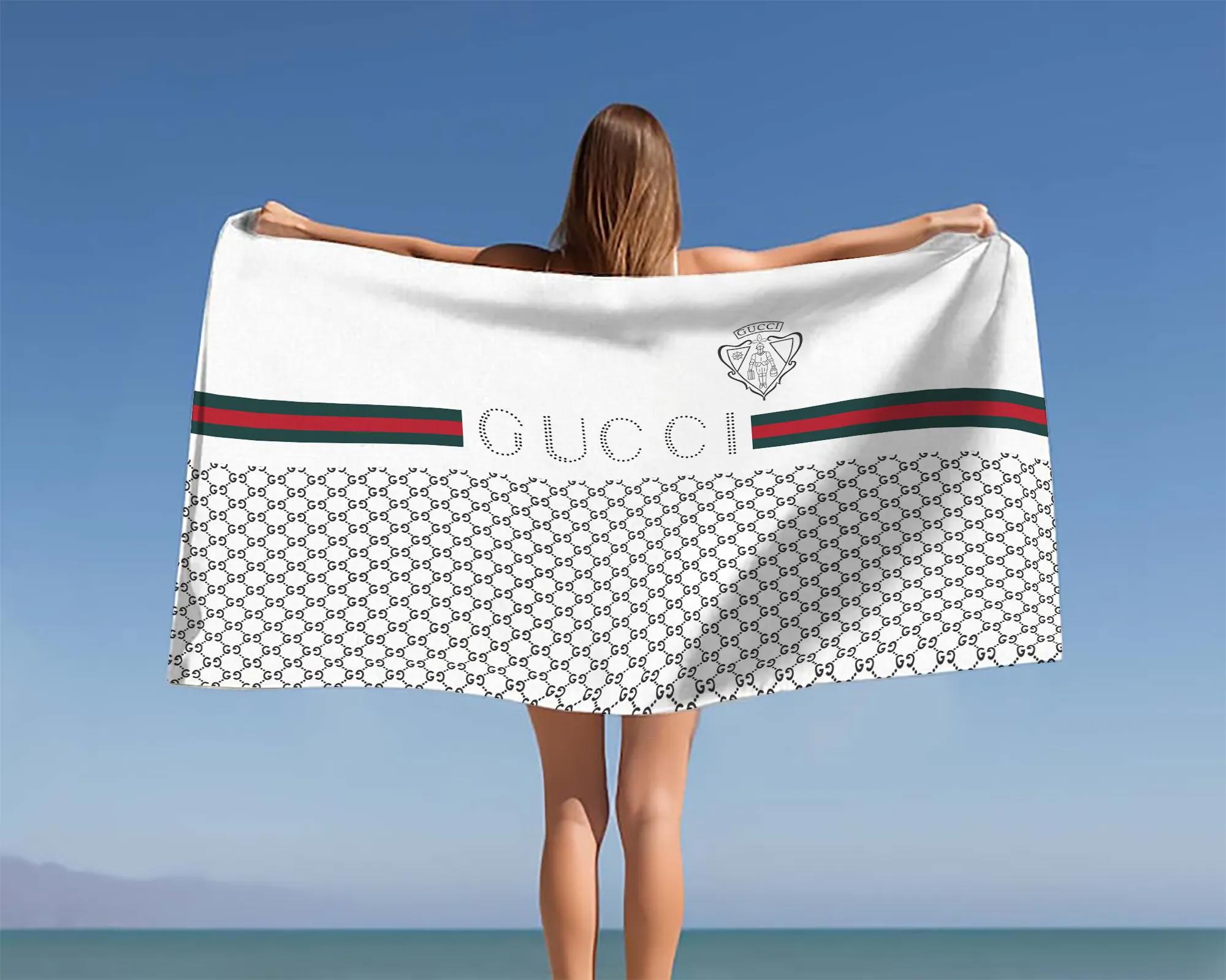 [new] premium gucci beach towel - summer 2025-2026 mrs-ryuj-gc137932