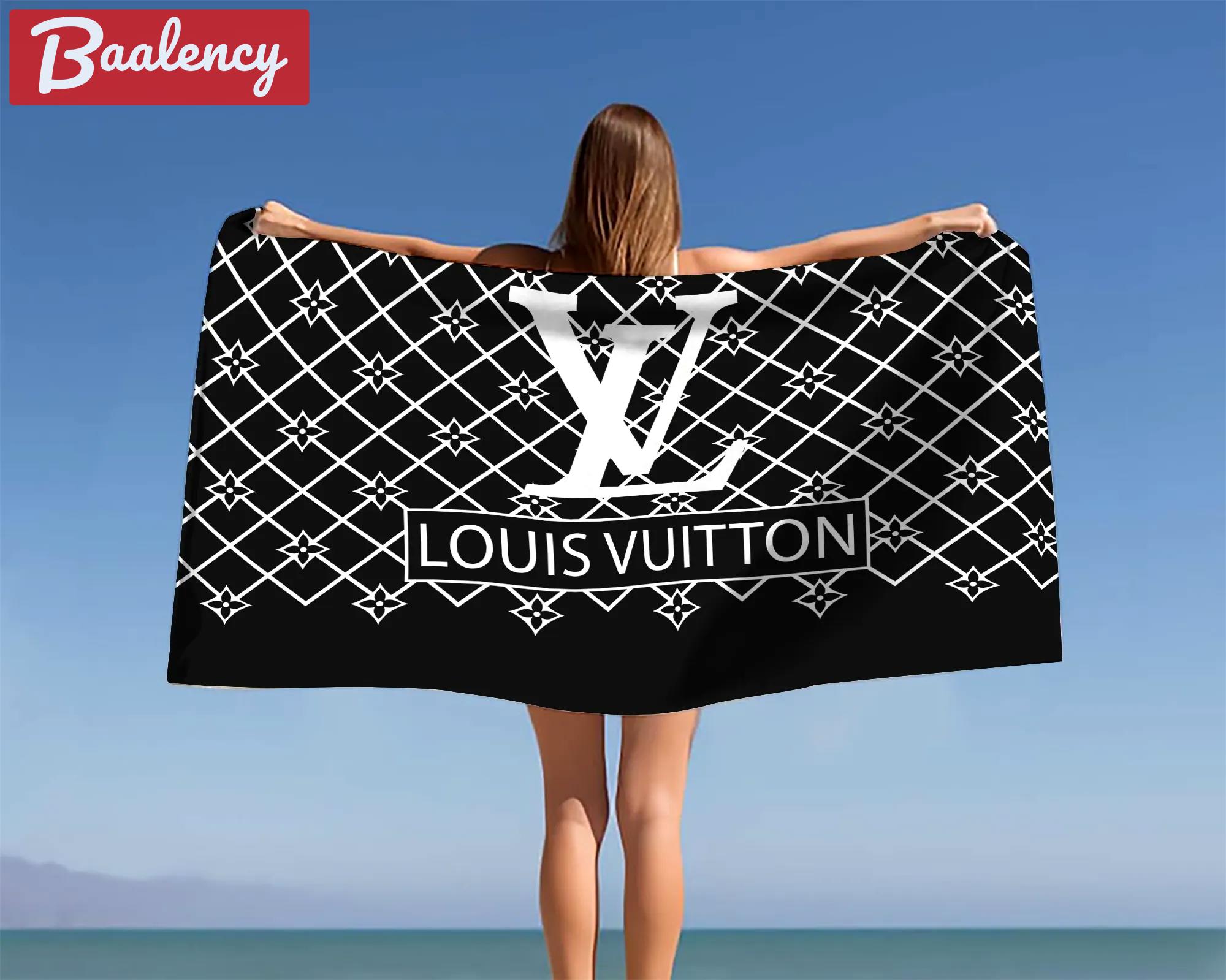 [new] premium louis vuitton beach towel - summer 2025-2026 mrs-ryuj-lv137916 Beach Towel