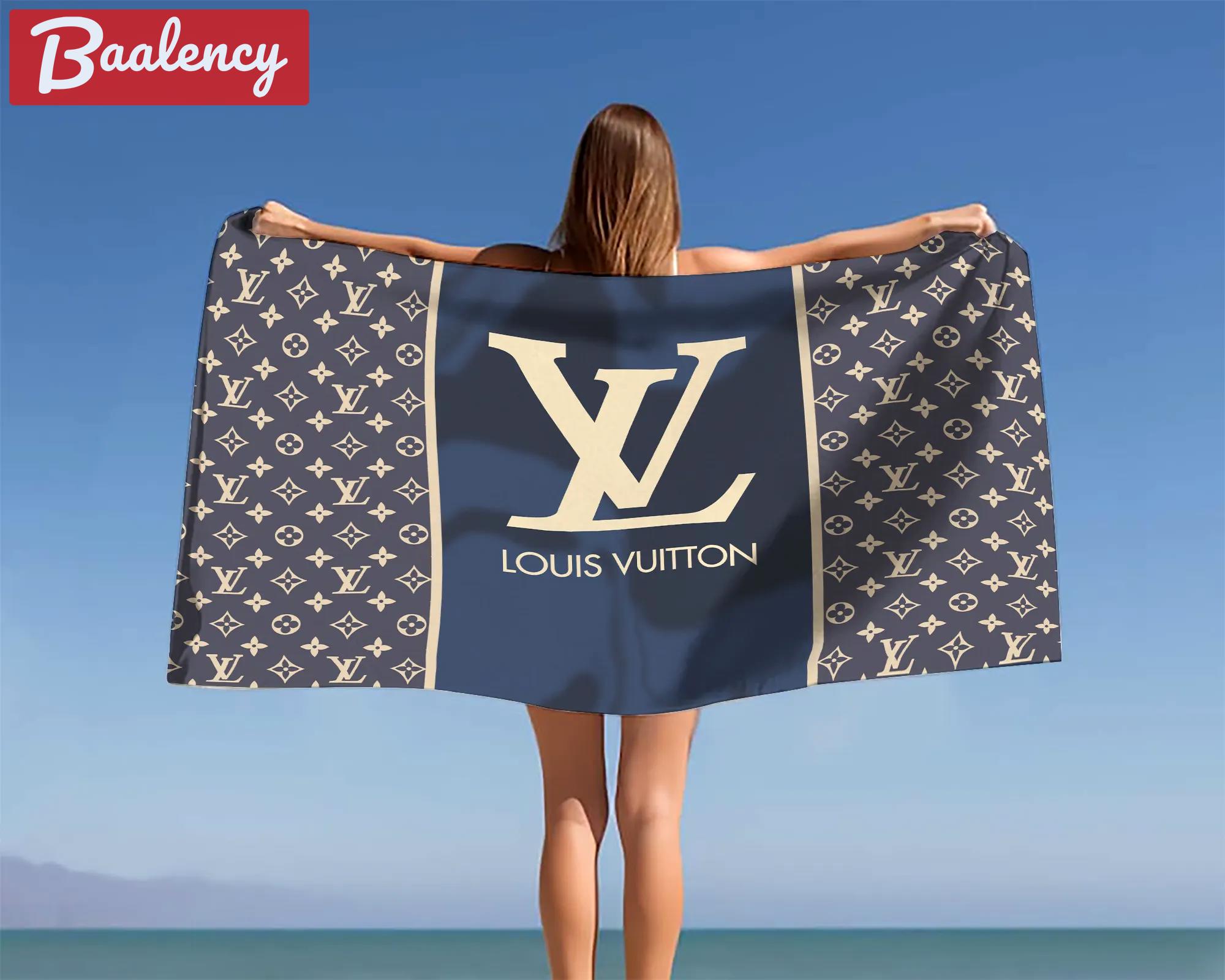 [new] premium louis vuitton beach towel - summer 2025-2026 mrs-ryuj-lv137941 Beach Towel
