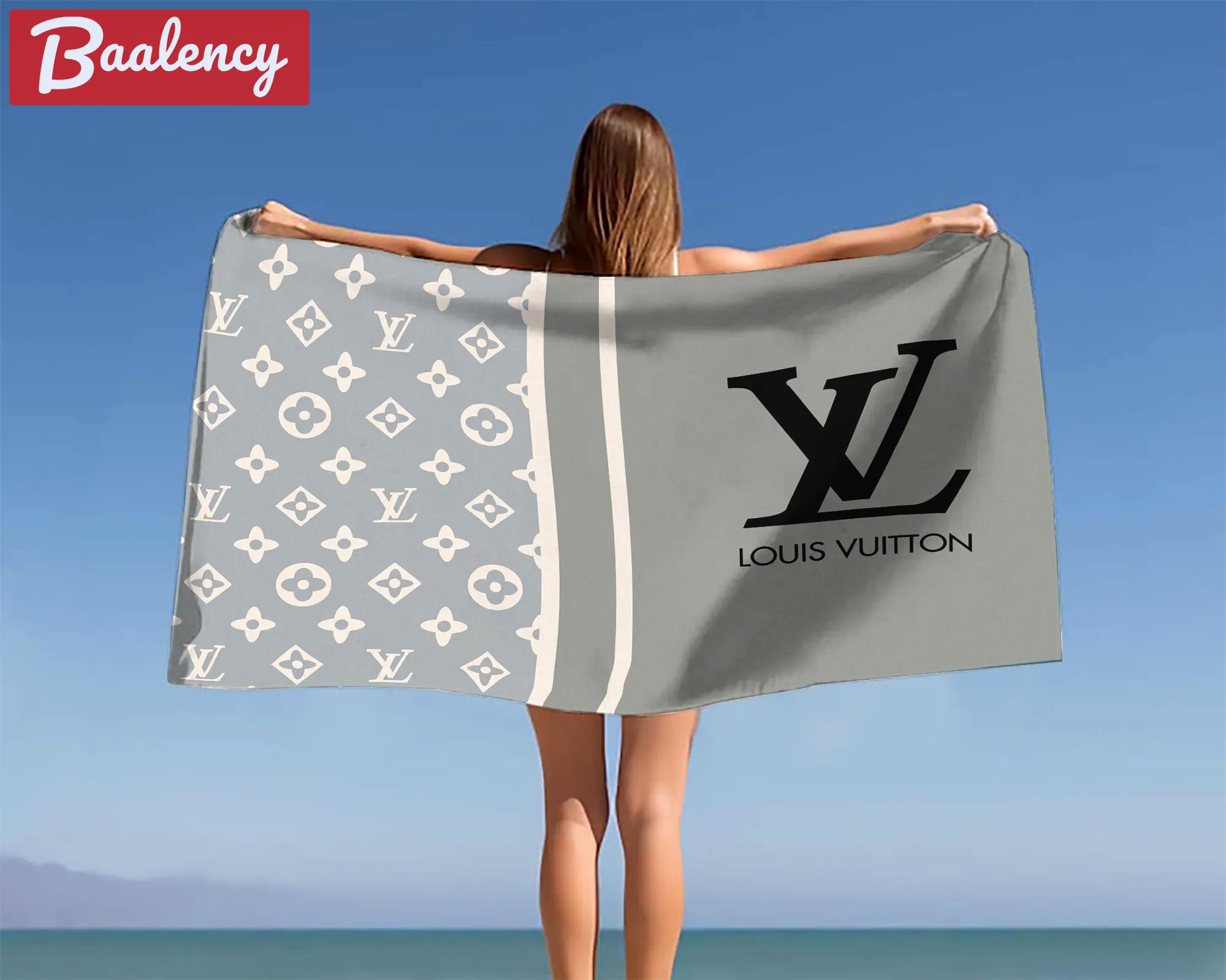 [new] premium louis vuitton beach towel - summer 2025-2026 mrs-ryuj-lv137949 Beach Towel
