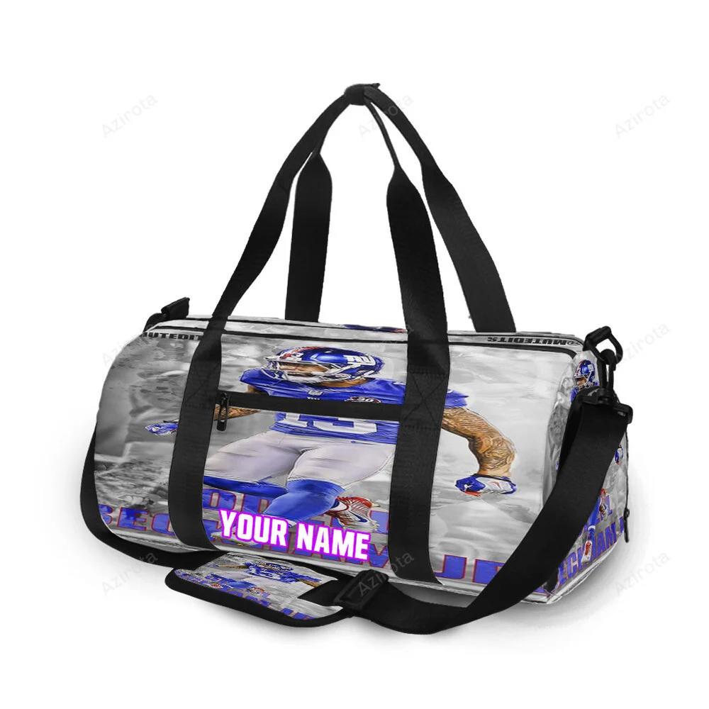New york giants odell beckham jr1 personalized name travel bag gym bag 177 Travel Bag