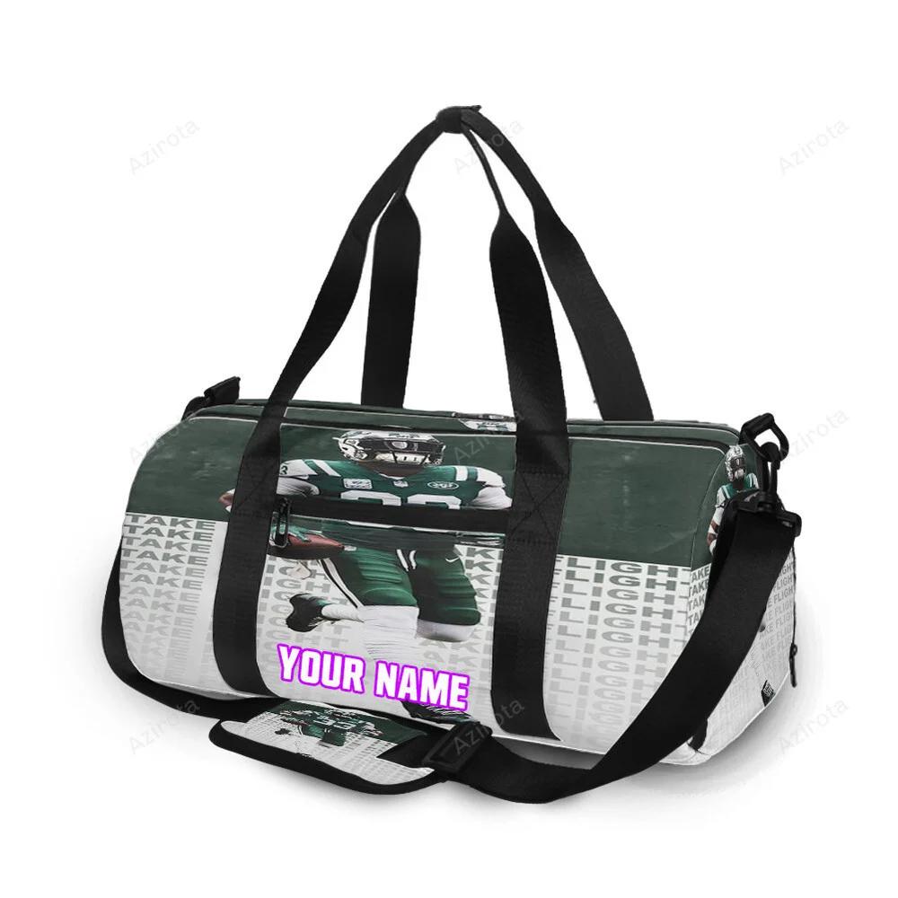 New york jets jamal adams1 personalized name travel bag gym bag 1426 Travel Bag