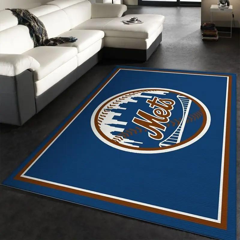 New york mets area rug mlb team logo carpet living room rugs carpet 7 Rectangle Rug