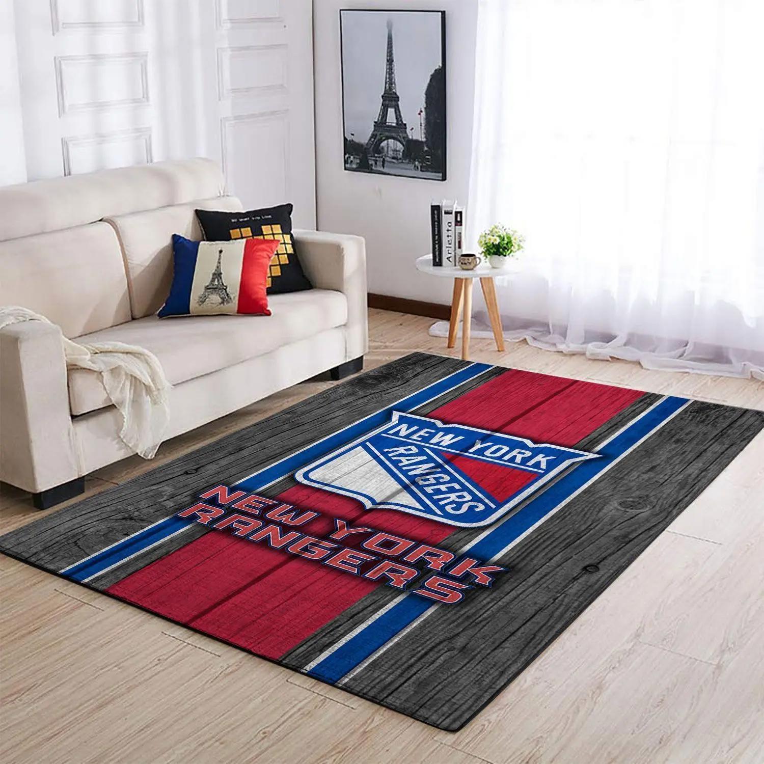 New york rangers nhl area rugs living room carpet sports rug regtangle carpet Rectangle Rug