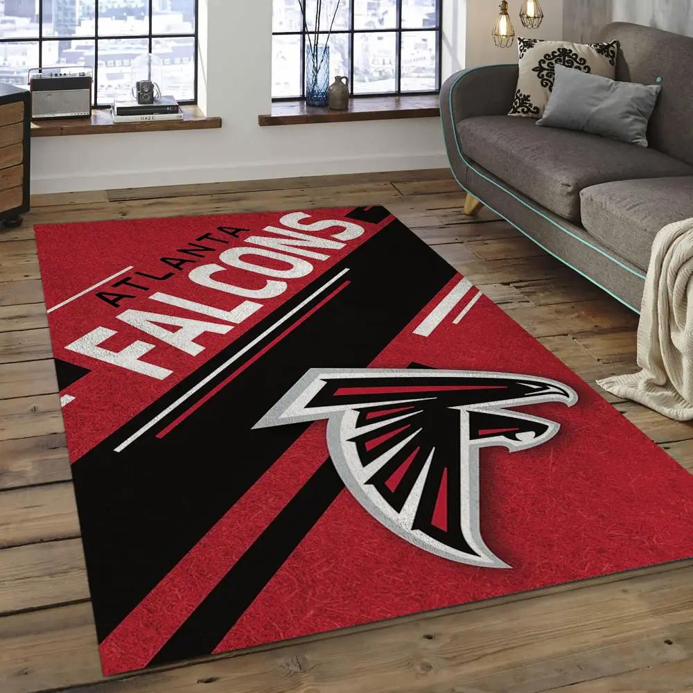 Nfl atlanta falcons football team logo rectangle area rug af08 Rectangle Rug