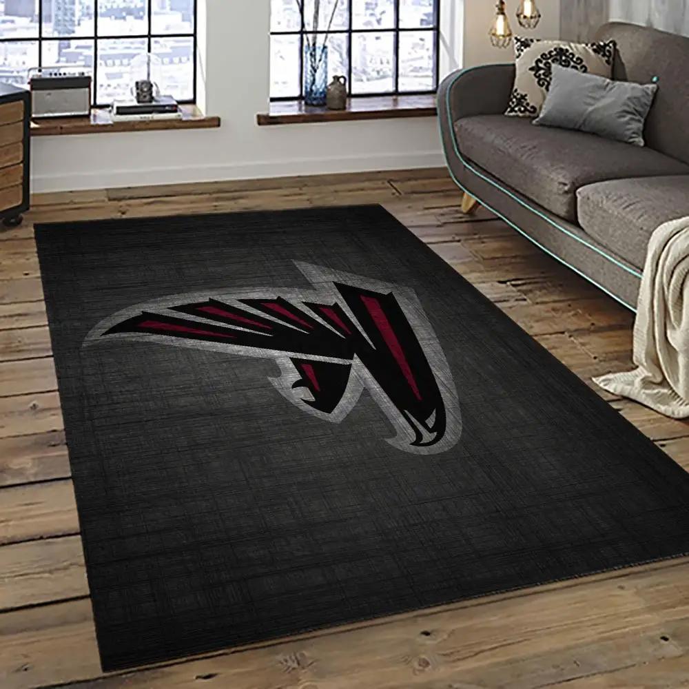 Nfl atlanta falcons football team logo sport carpet area rug home decor best gift for friends atfl36 Rectangle Rug