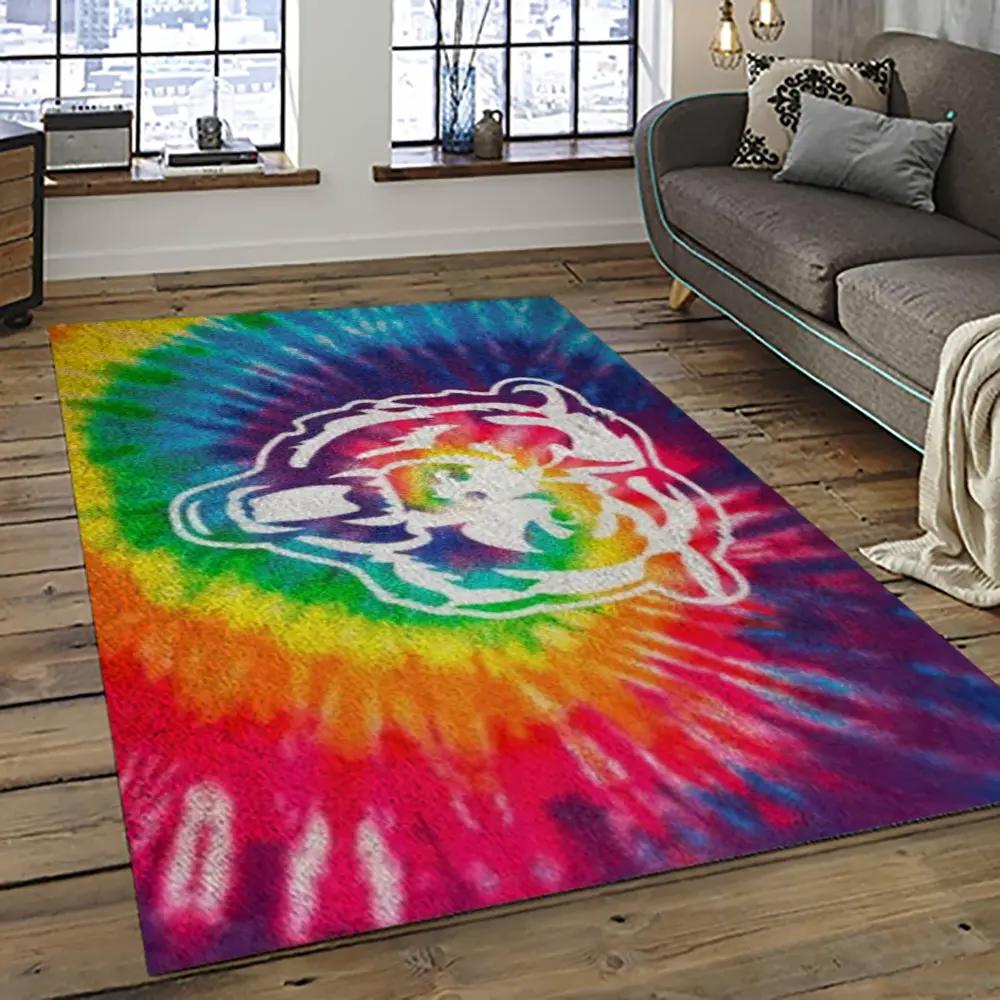 Nfl chicago bears football team logo sport carpet rectangle area rug for living room ccb02 Rectangle Rug