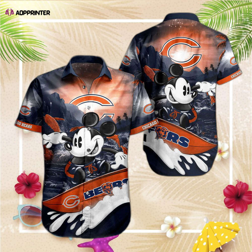Nfl chicago bears hawaiian shirt trending summer mickey Hawaii Shirt