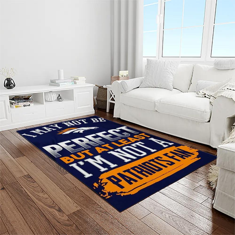 Nfl denver broncos football team logo rectangle area rug db28 Rectangle Rug