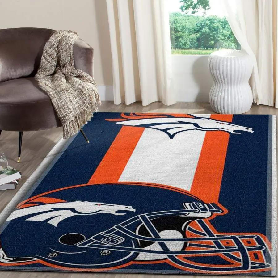 Nfl denver broncos rug home decor team logo carpet rug living room 200327 Rectangle Rug