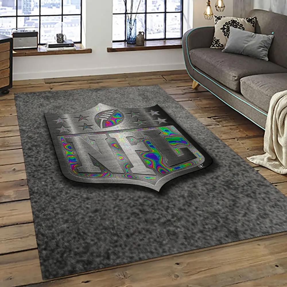 Nfl football league logo retangle carpet area rug home decor best gift for fan and friends nf31 Rectangle Rug