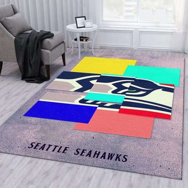Nfl seattle seahawks football sport rug living room home decor area rug 28 Rectangle Rug
