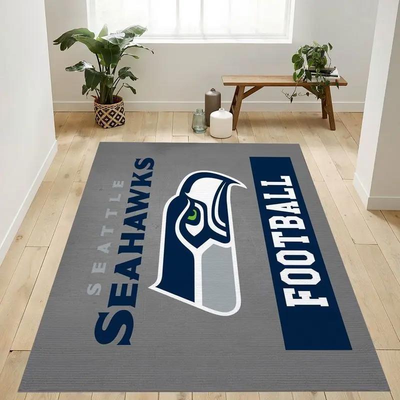 Nfl seattle seahawks football sport rug living room home decor area rug 9 Rectangle Rug