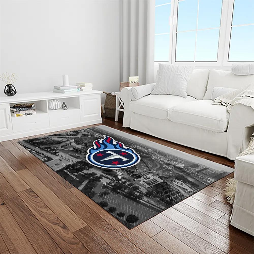 Nfl tennessee titans football team logo rectangle area rug tt30 Rectangle Rug