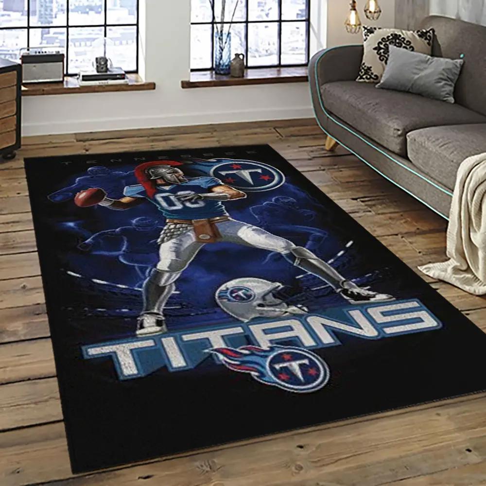 Nfl tennessee titans football team logo sport carpet area rug home decor best gift for friends tt45 Rectangle Rug