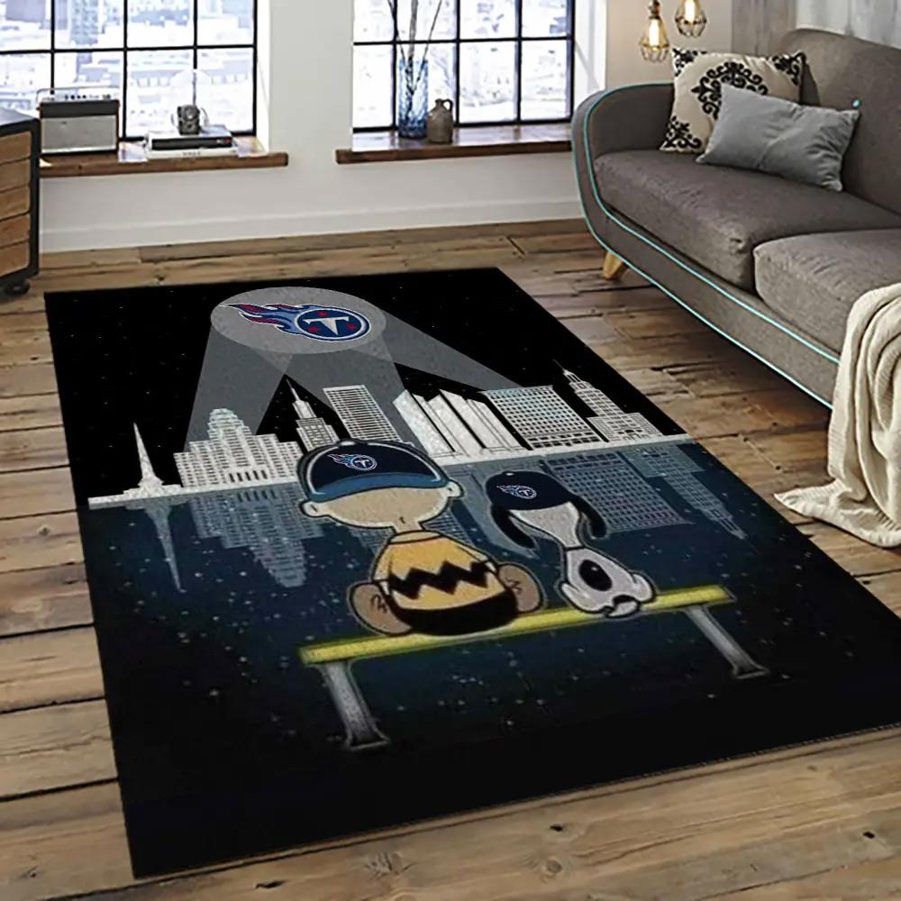 Nfl tennessee titans football team logo sport carpet area rug home decor best gift for friends tt52 Rectangle Rug