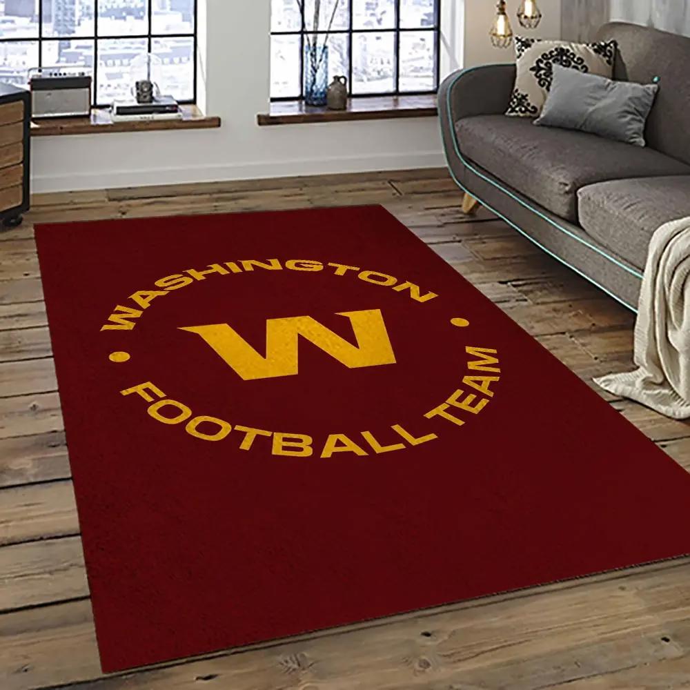 Nfl washington commanders football team logo sport carpet area rug home decor best gift for friends wscd13 Rectangle Rug