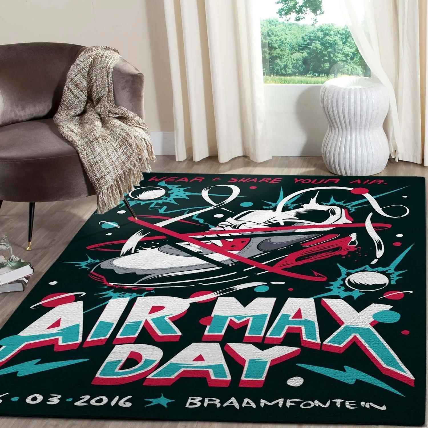 Nike air max sport area rugs living room carpet fn211212 brands fashion rug regtangle carpet floor decor home decor Rectangle Rug