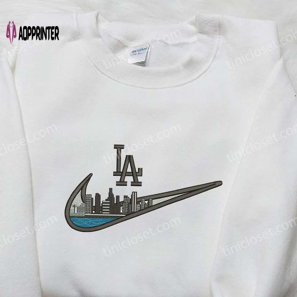 Nike x los angeles city & nature embroidered shirts – inspired nike designs Embroidered Shirt