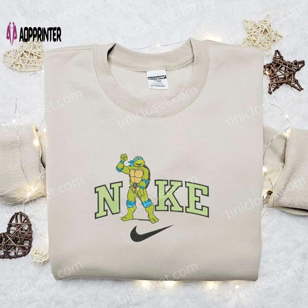 Nike x teenage mutant ninja turtles embroidered sweatshirt: movie shirt & best gift idea Embroidered Shirt