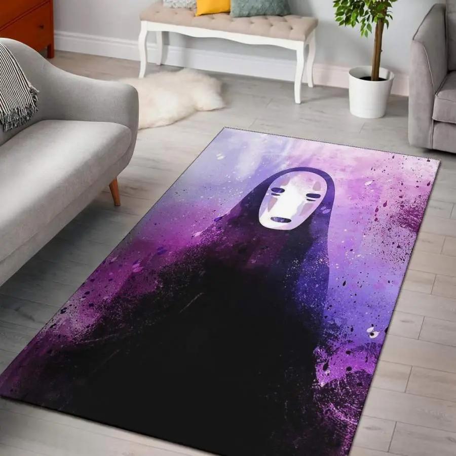 No face my neighbor totoro area rug living room rug home decor carpet Rectangle Rug