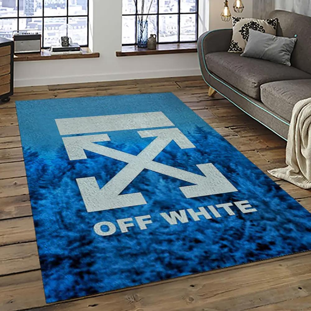 Off white fashion carpet rectangle area rug for living room bedroom decor owt33 Rectangle Rug