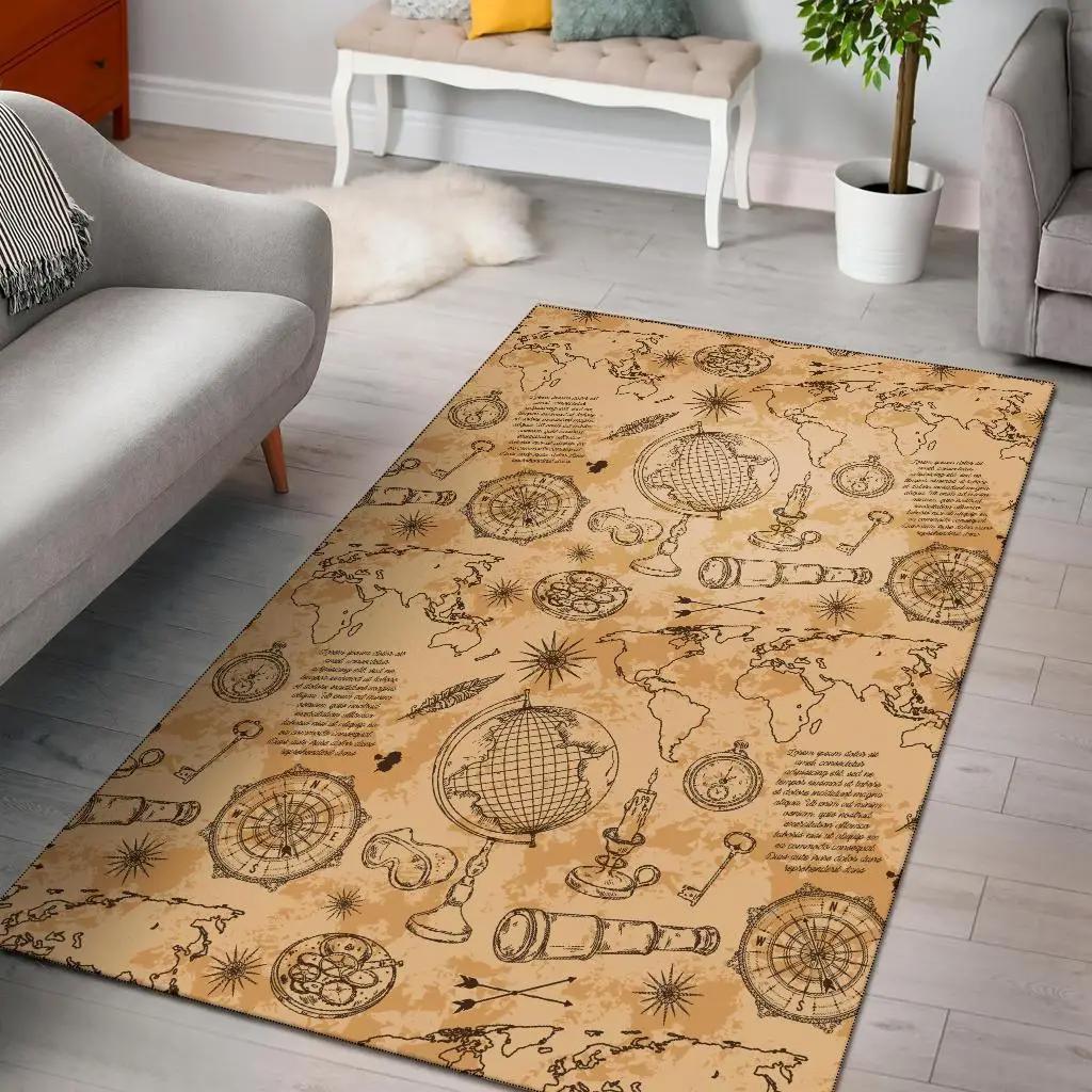 Optometry print pattern area rug living room rug home decor Rectangle Rug
