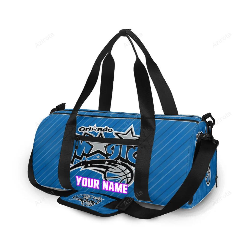 Orlando magic blue personalized name travel bag gym bag 1427 Travel Bag